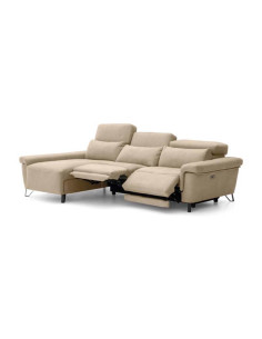 Sofá chaiselongue relax motorizado Mia