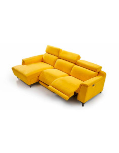 Sofá chaiselongue con relax eléctrico Ralph