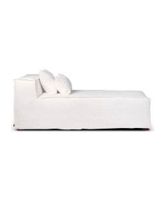 Chaiselongue Boho Style lino blanco Ibiza 2