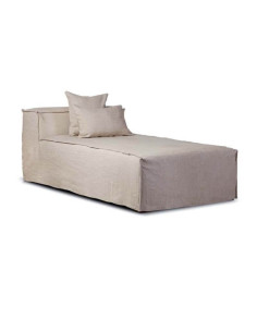 Chaiselongue Boho Style lino natural Ibiza 2