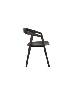 Silla de teca negra Black Arco 2