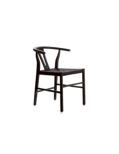 Silla Wishbone Bob doble black 2