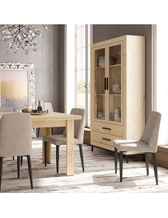 Vitrina contemporánea 2 puertas Canem