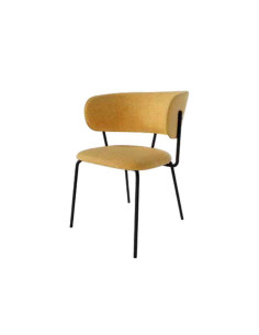 Silla tapizada retro Bécquer, salmón 52 2