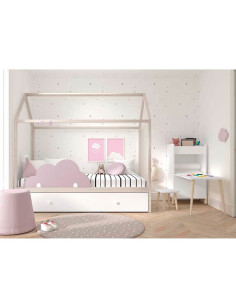 Cama casita con nido Montessori 2