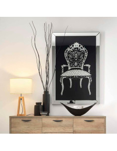 Cuadro de cristal moderno Chair 2