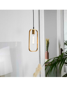 Lámpara techo dorada Flying 2