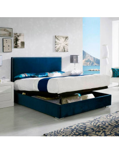 Cama tapizada con arcón Cristina 2