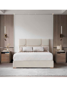 Cama tapizada con bañera Treviso