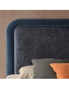 Cama tapizada de diseño curvo Ceni 2
