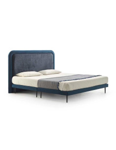 Cama tapizada de diseño curvo Ceni