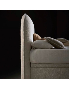 Cabecero tapizado curvo Lazos 2