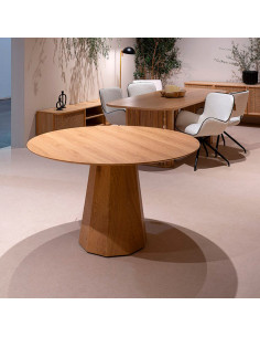 Mesa natural redonda Demantur 2