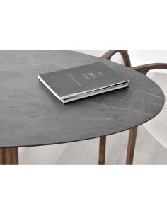 Mesa ovalada porcelánica Lone 2