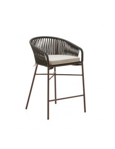 Taburete alto para exterior Tierra pack 4 unidades, terracota 2