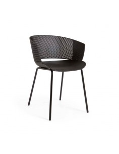 Silla de exterior Gerald negro