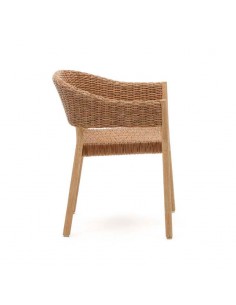 Silla apilable de exterior Paola pack 4 unidades 2