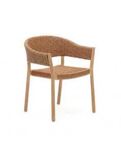 Silla apilable de exterior Paola pack 4 unidades