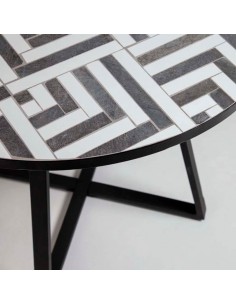 Mesa redonda de cerámica Talle 2