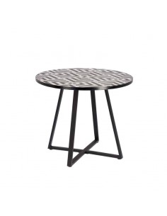 Mesa redonda de cerámica Talle