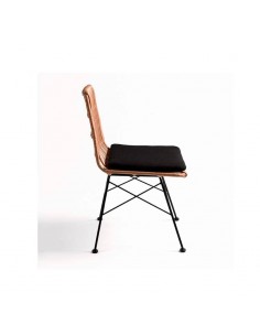 Silla ratán pata negra 2