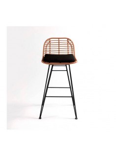Taburete alto de terraza en ratán sintético 2