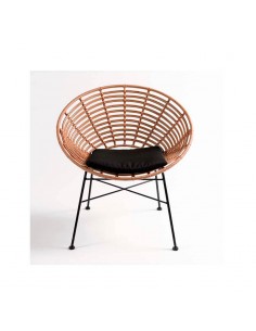 Butaca de terraza en ratán sintético 2