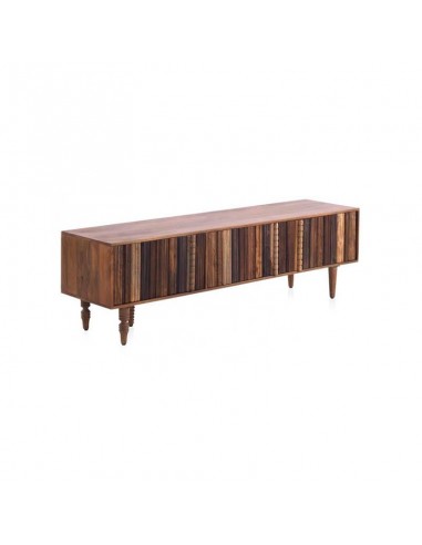 Mueble TV de diseño de madera maciza Glam