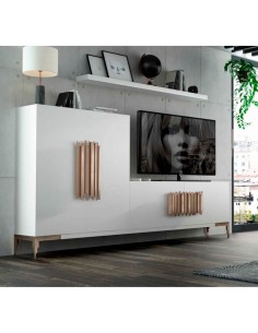 Composición modular TV blanca PR19 2
