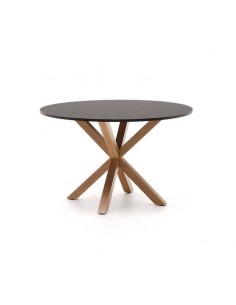 Mesa redonda negra Argán