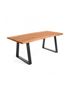 Mesa rectangular de madera Acacia