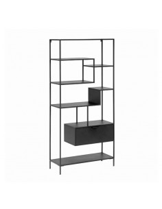 Estanteria metal negro