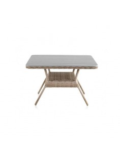 Mesa de jardín cuadrada Ítaca 2