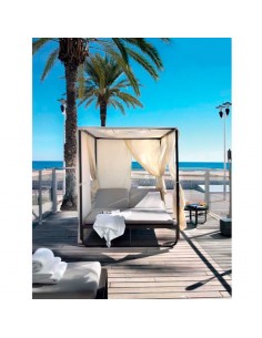 Tumbona doble de jardín Siros 2