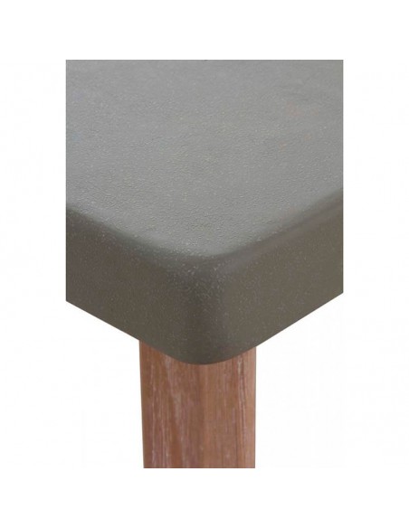 Mesa de centro de madera y cemento Altea