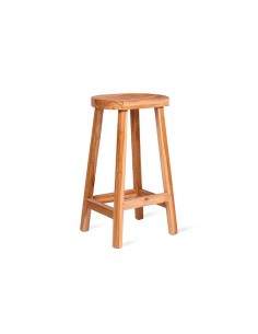 Taburete alto de madera New Nat L