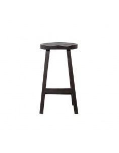 Taburete alto de madera New Lat L Black 2