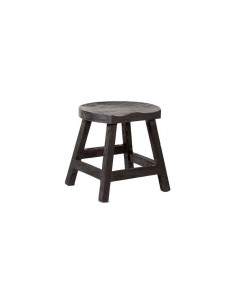 Taburete de madera New Nat Black