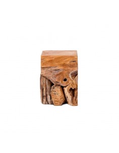Taburete de raíz de teca TOOR 2