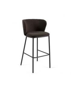 Taburete alto Kloe borreguito negro