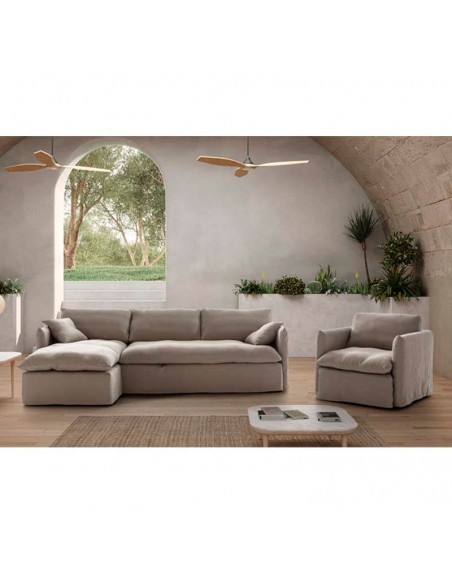 Chaiselongue 100% desenfundable Mar