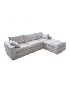 Chaiselongue en lino natural Token 2