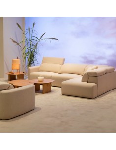 Sofá chaiselongue con carro deslizante Yute 2