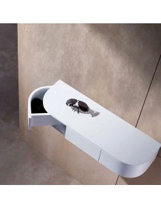 Recibidor blanco con espejo Mio y Tuyo 2