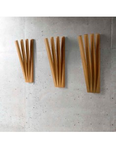 Perchero de pared madera Tic Tac 2