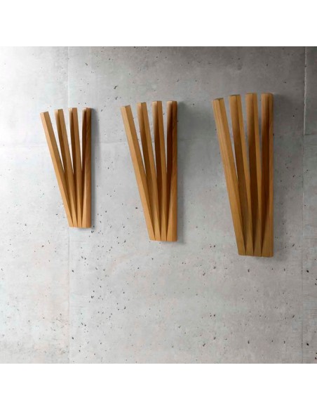 Perchero de pared madera Tic Tac