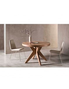 Mesa redonda y extensible Roma