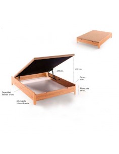 Canapé de madera con patas...