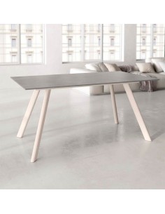 Mesa fija con porcelánico Maná 2