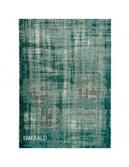 Alfombra rectangular Chenille Emerald